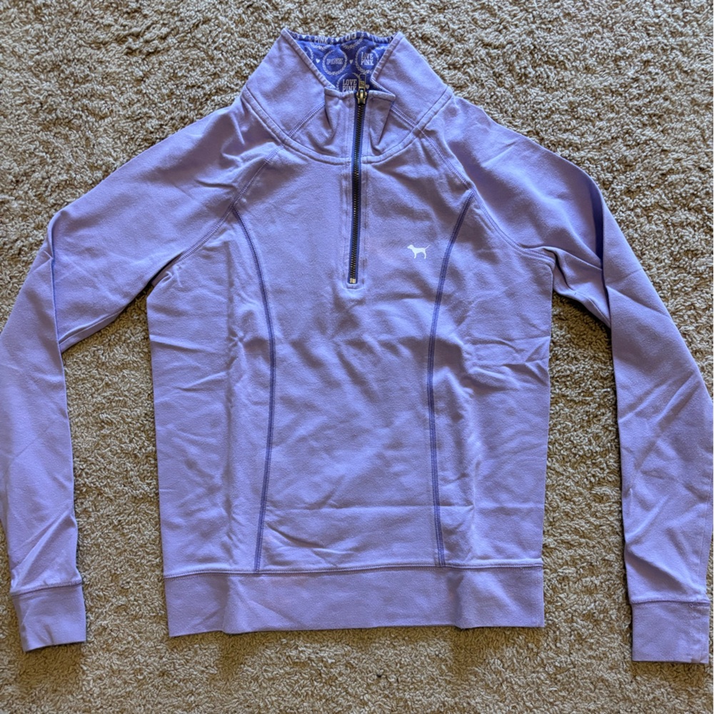 Purple Quarter-Zip Pullover